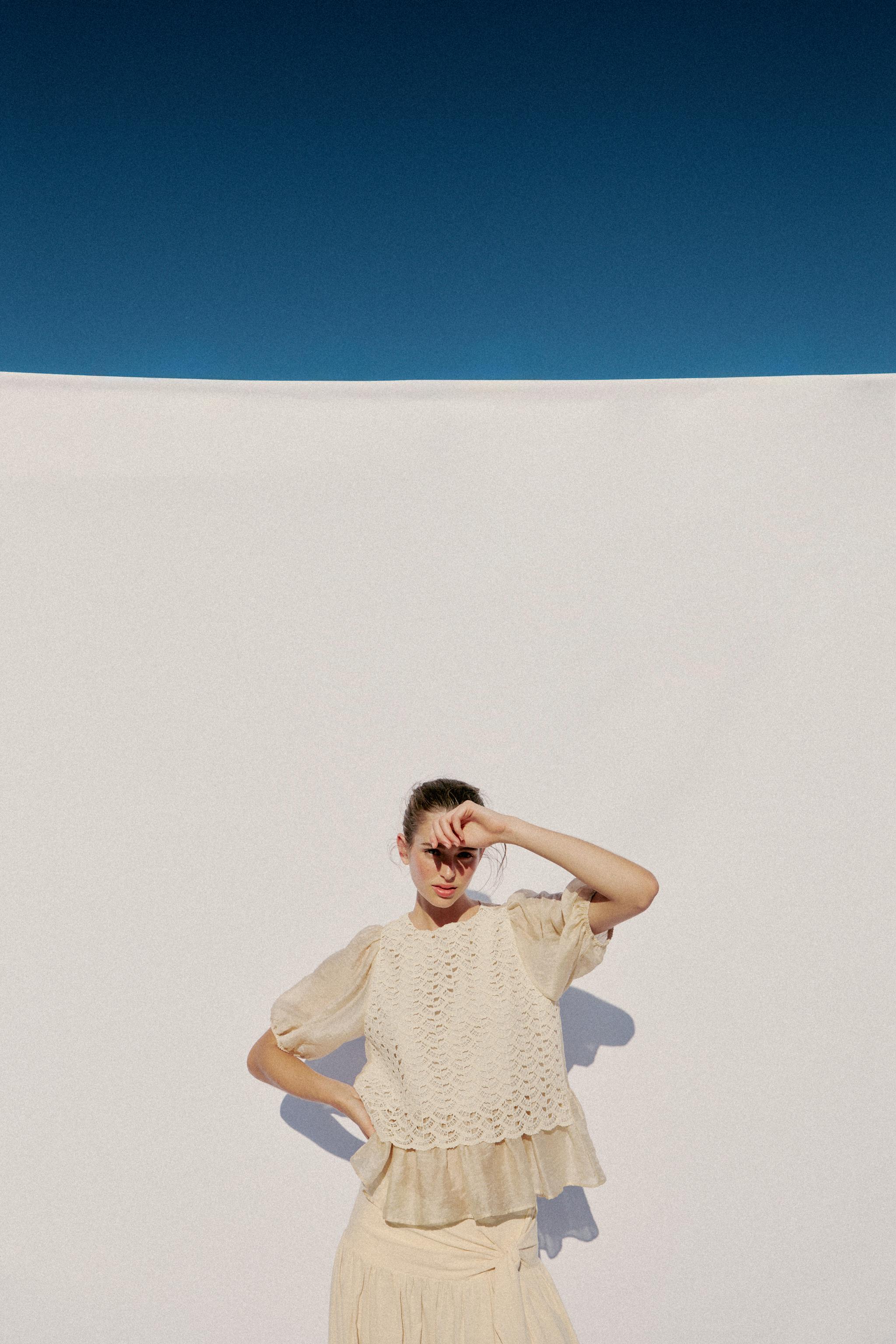 COMBINATION CROCHET TOP